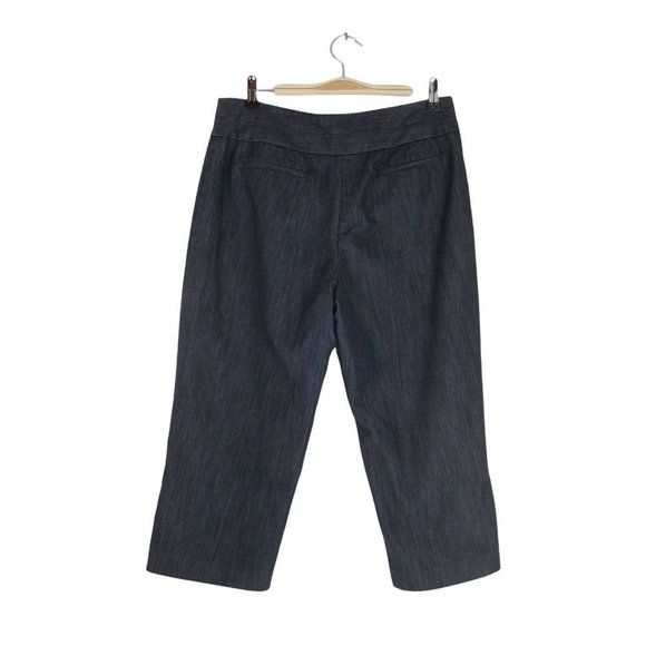 Harve' Bernard Stretch Capri Button Leg Pants - Size‎ 10 - Picture 4 of 9